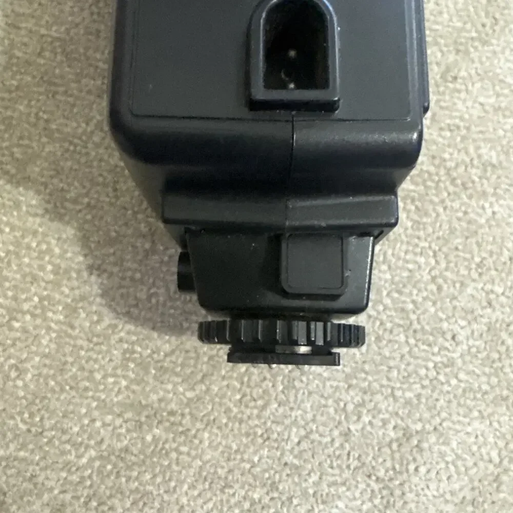 UNTESTED SUNPAK Auto 433 D Thyristor for Canon Film camera Shoe Mount Flash